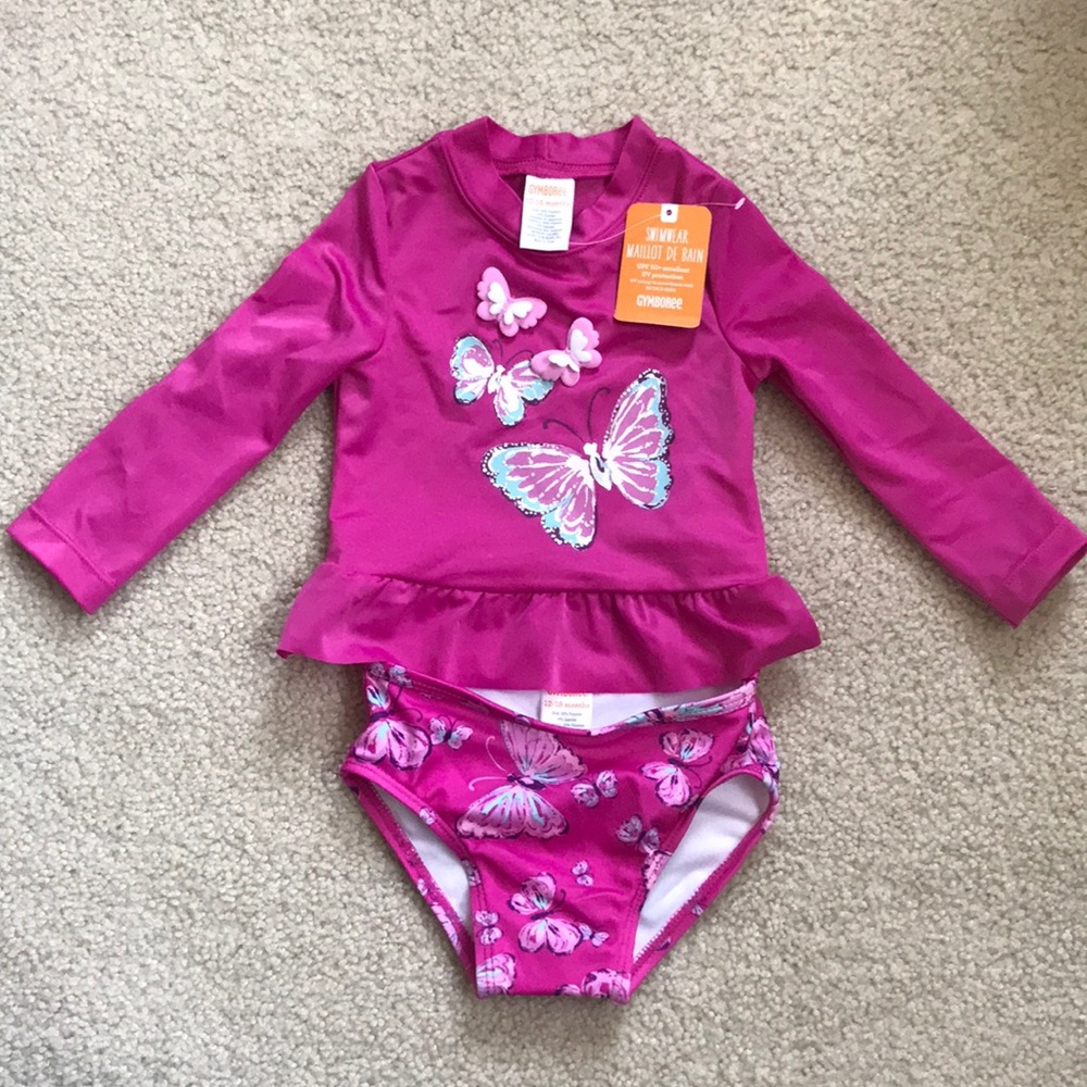NWT Gymboree 2 Piece Swim Suit